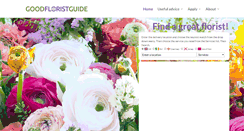Desktop Screenshot of goodfloristguide.com